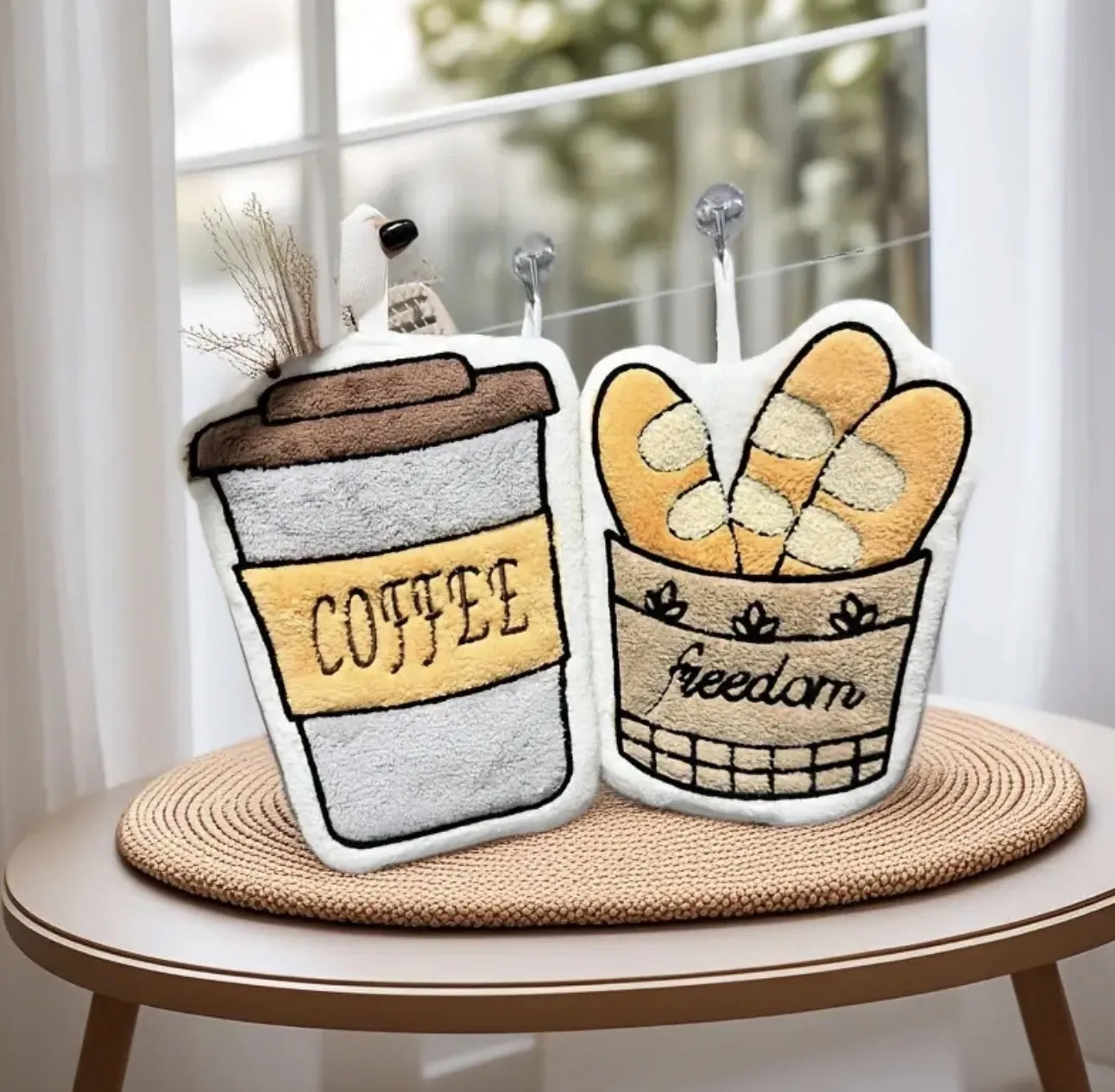 Lot de 4 serviettes de cuisine