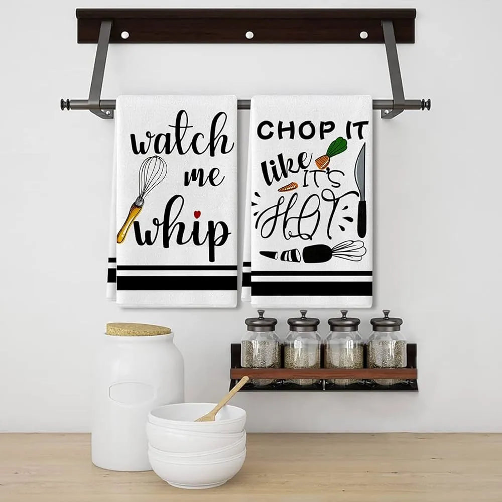 Lot de 4 serviettes de cuisine