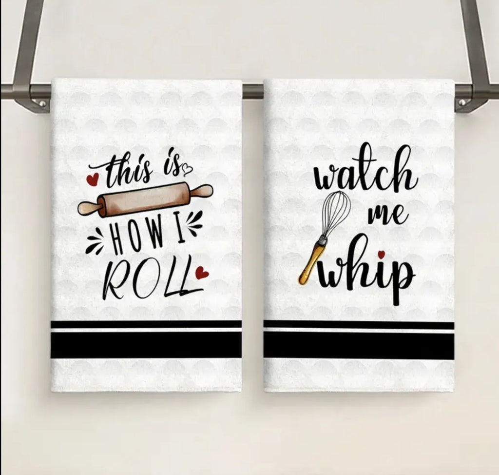 Lot de 4 serviettes de cuisine