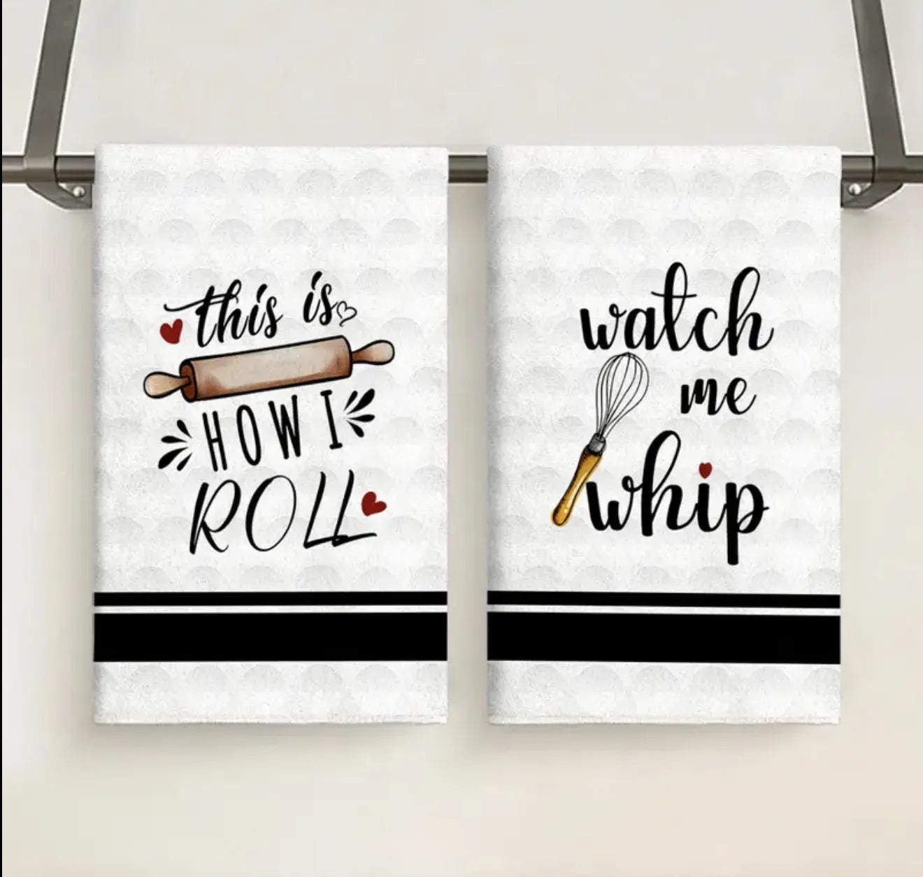 Lot de 4 serviettes de cuisine