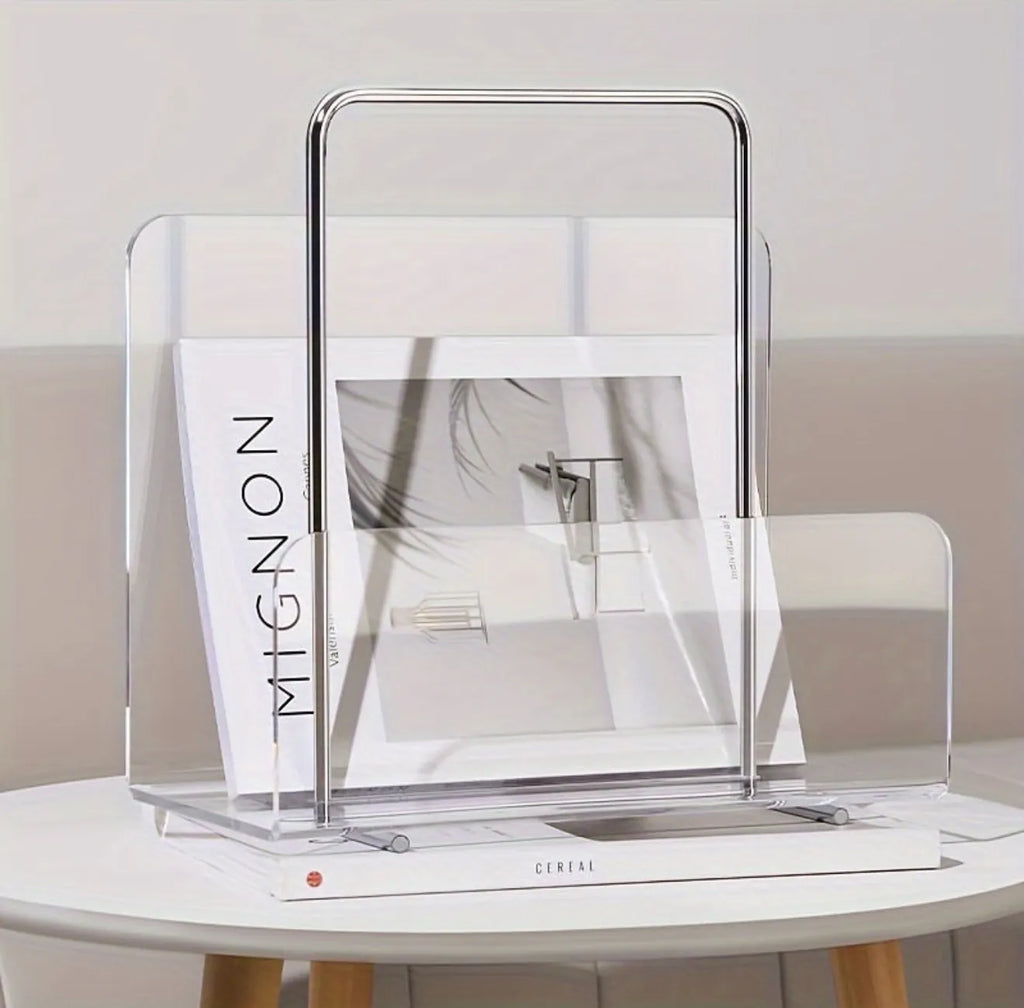 Support de magazine en plexiglass