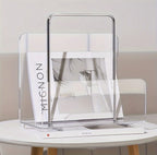 Support de magazine en plexiglass