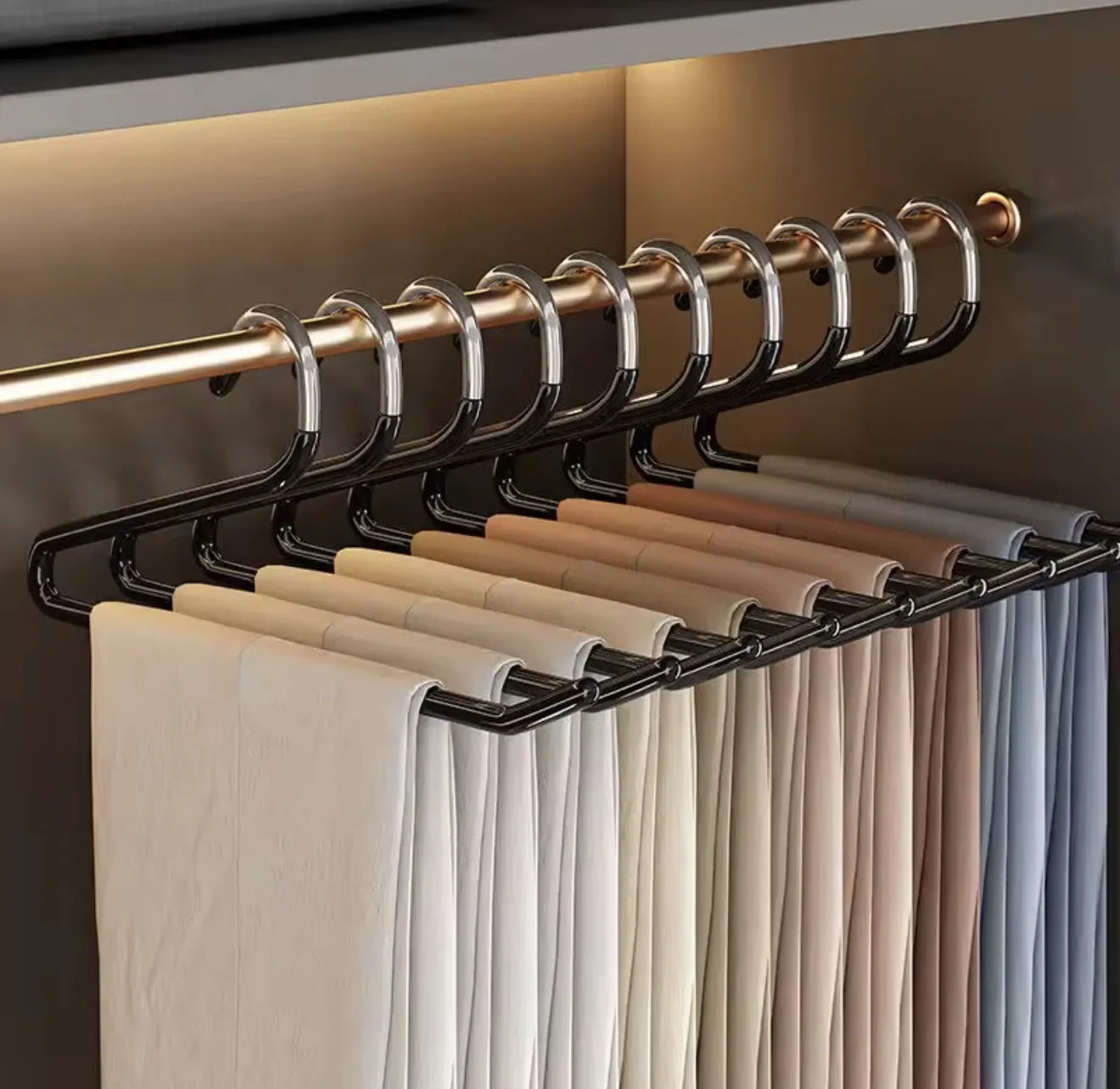 Lot de 5 cintres à pantalons