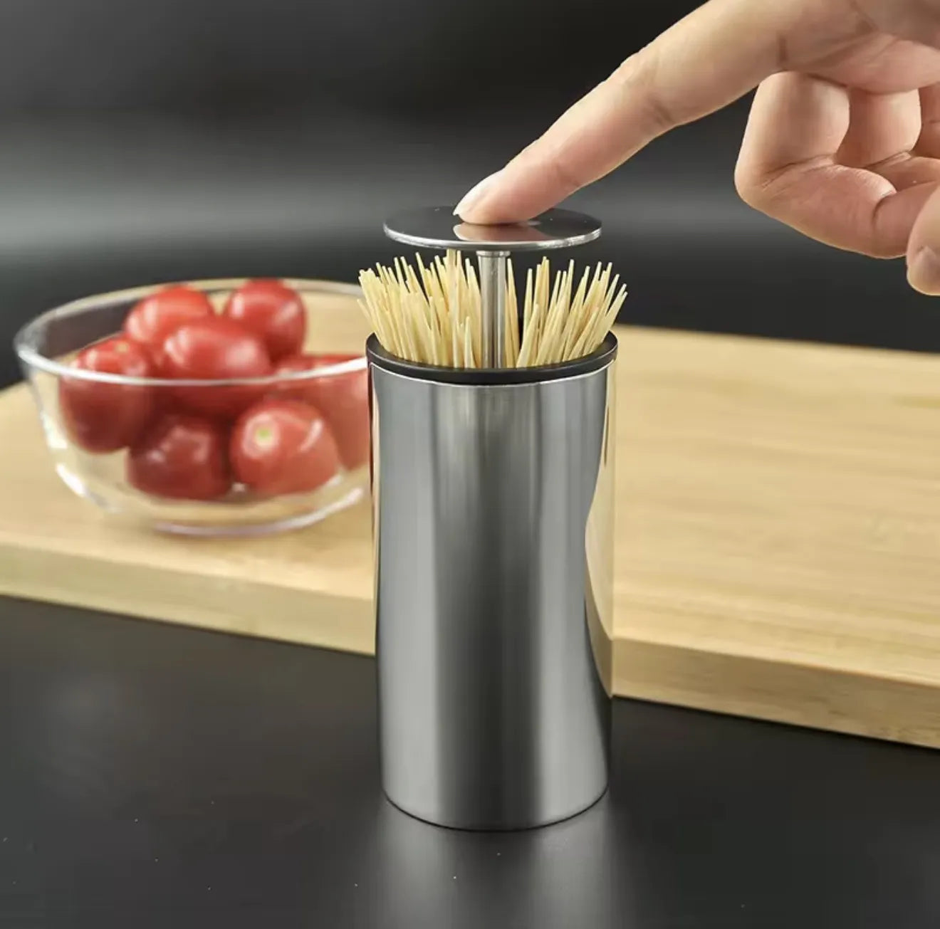 Support cure-dents en acier inoxydable