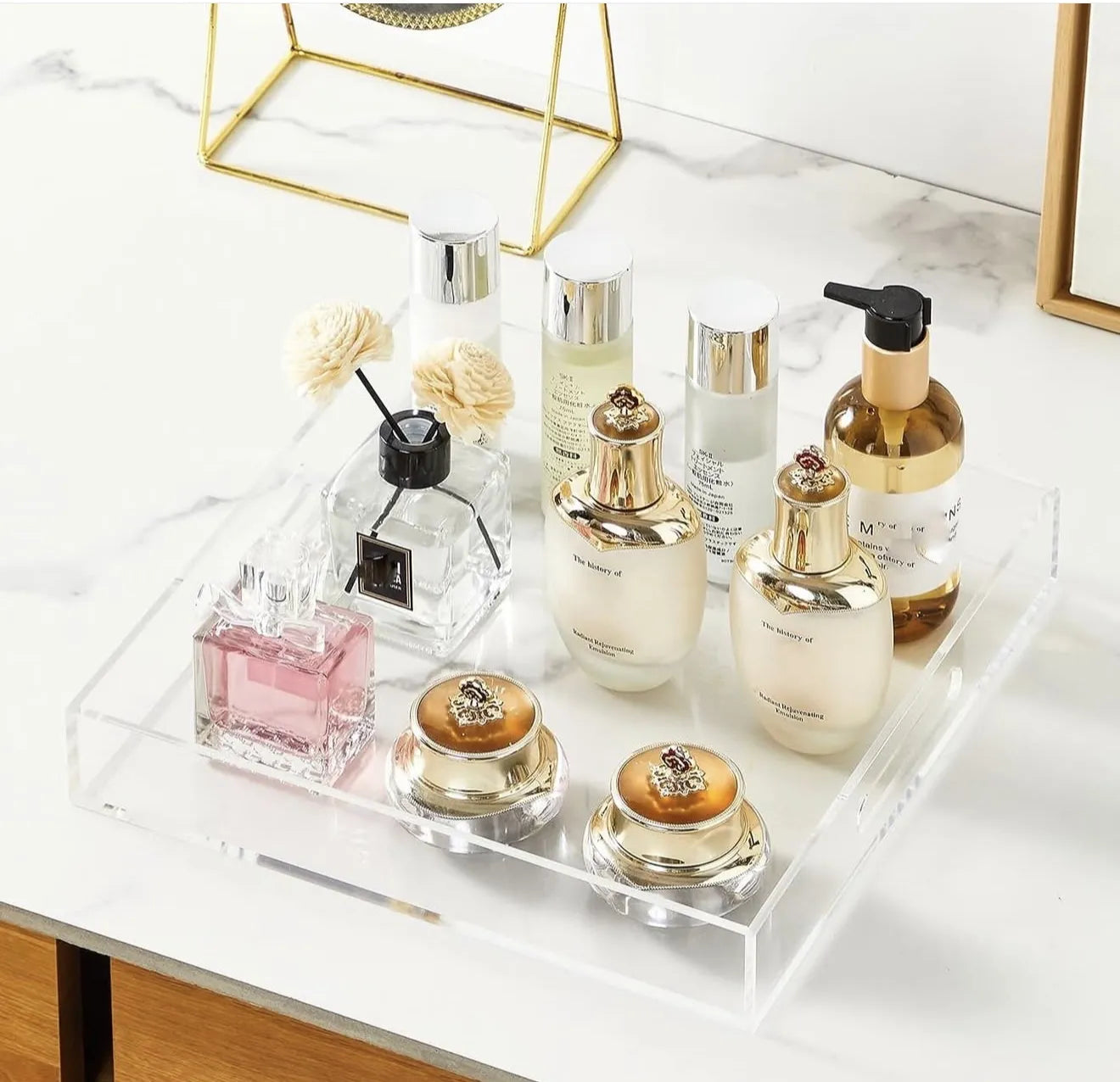 Plateau en plexiglass multifonctions