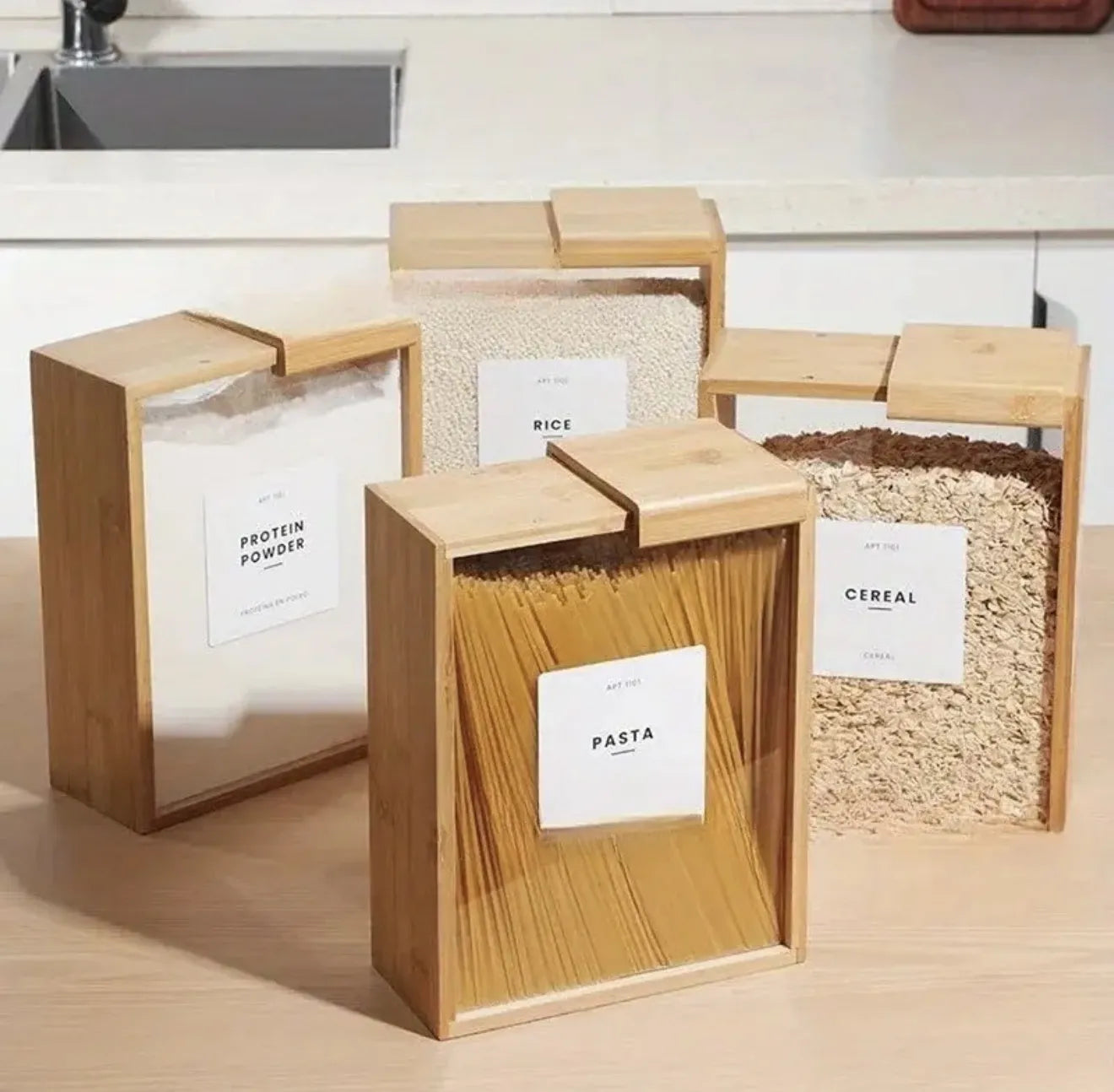 Boite de conservation en bambou