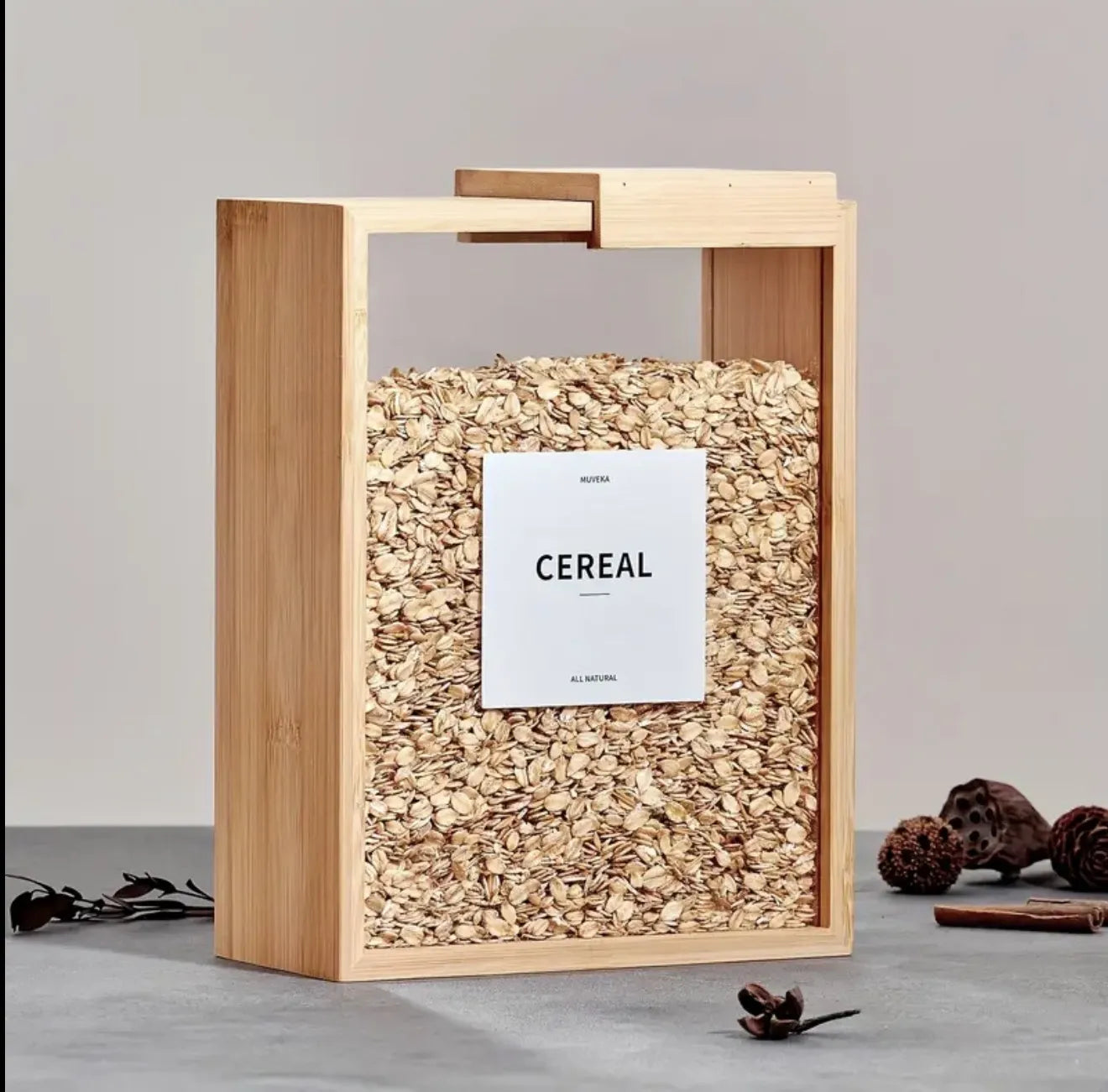 Boite de conservation en bambou