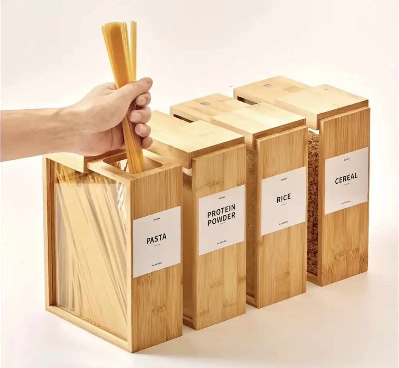 Boite de conservation en bambou