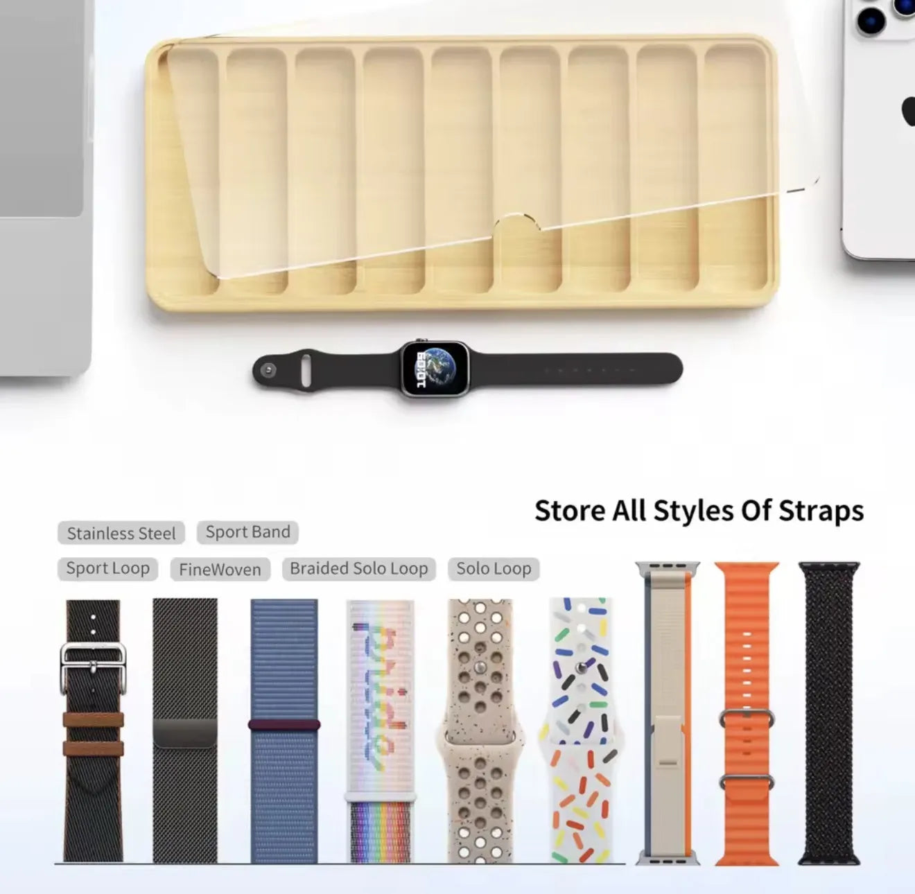 Boite de rangement de bracelets de montre