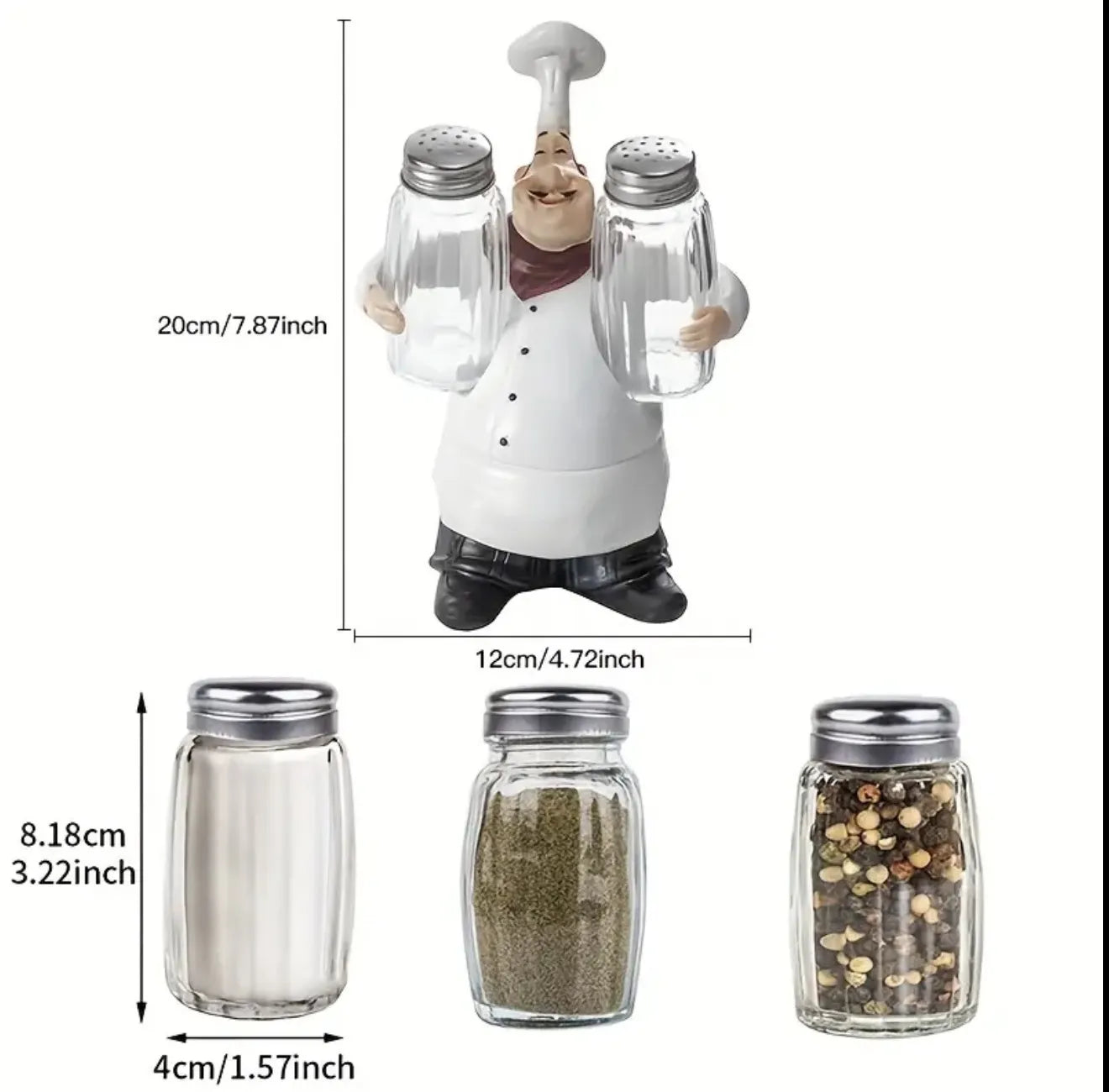Set de salière & poivrier chef