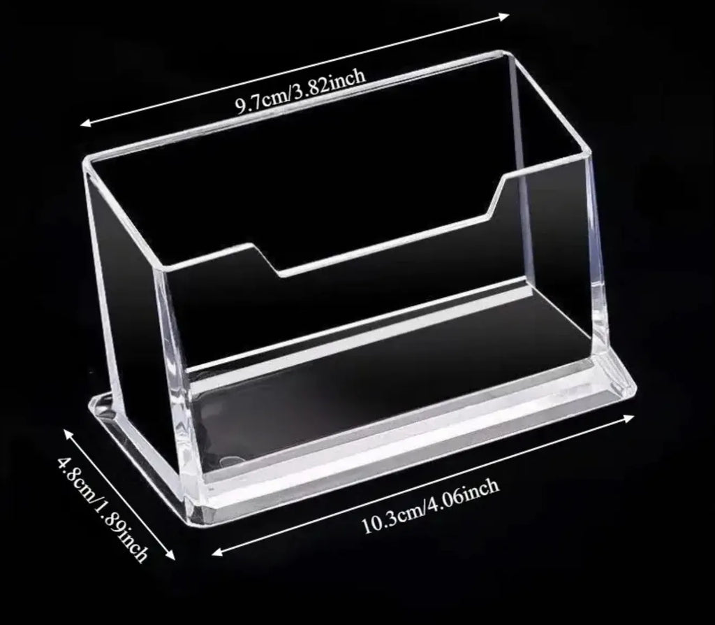 Porte-cartes en plexiglass