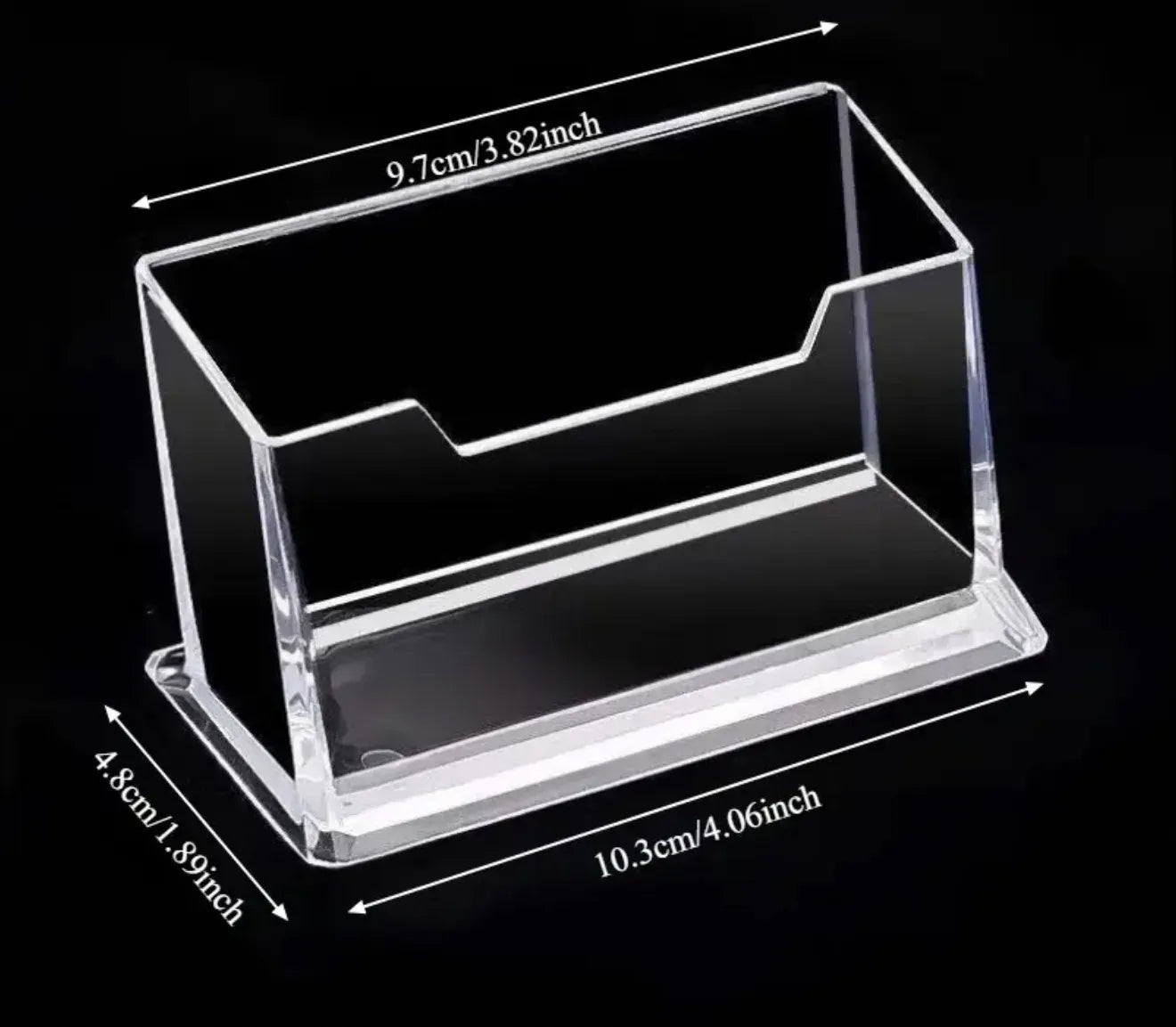 Porte-cartes en plexiglass