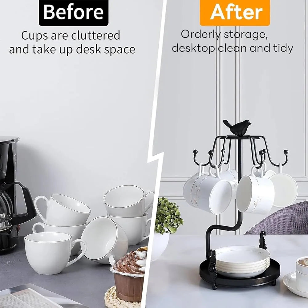 Support de tasses en métal