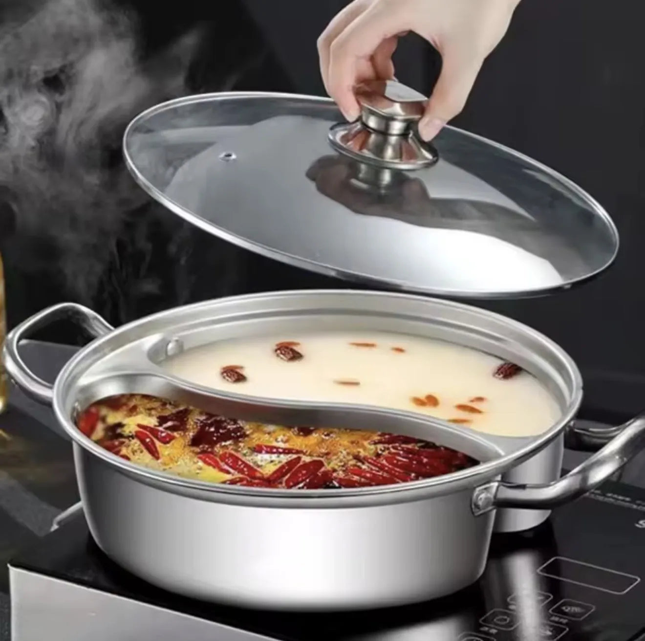 Casserole en acier inoxydable