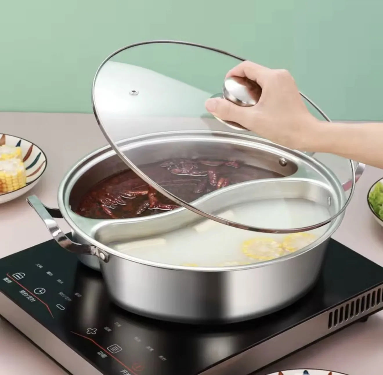 Casserole en acier inoxydable