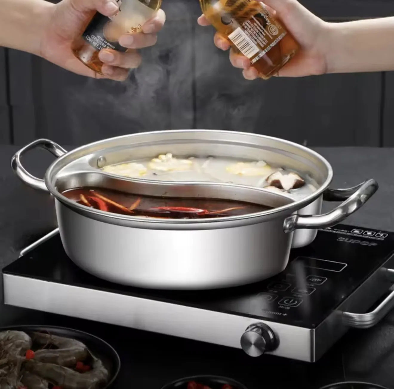 Casserole en acier inoxydable