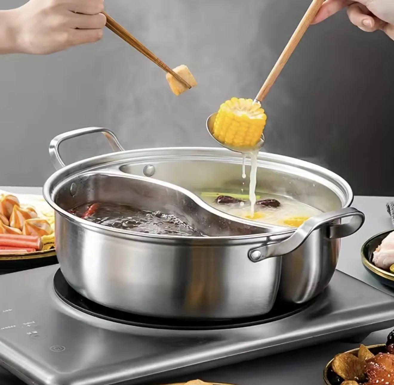 Casserole en acier inoxydable