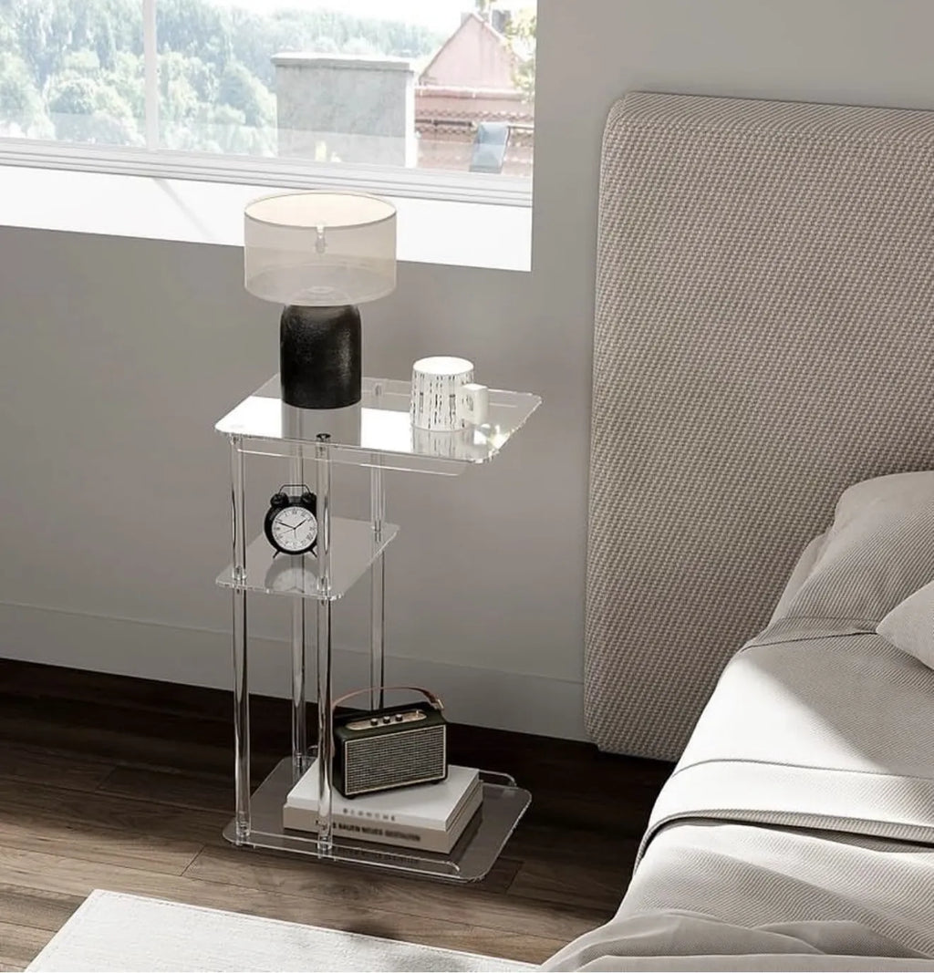 Table d'appoint en plexiglass