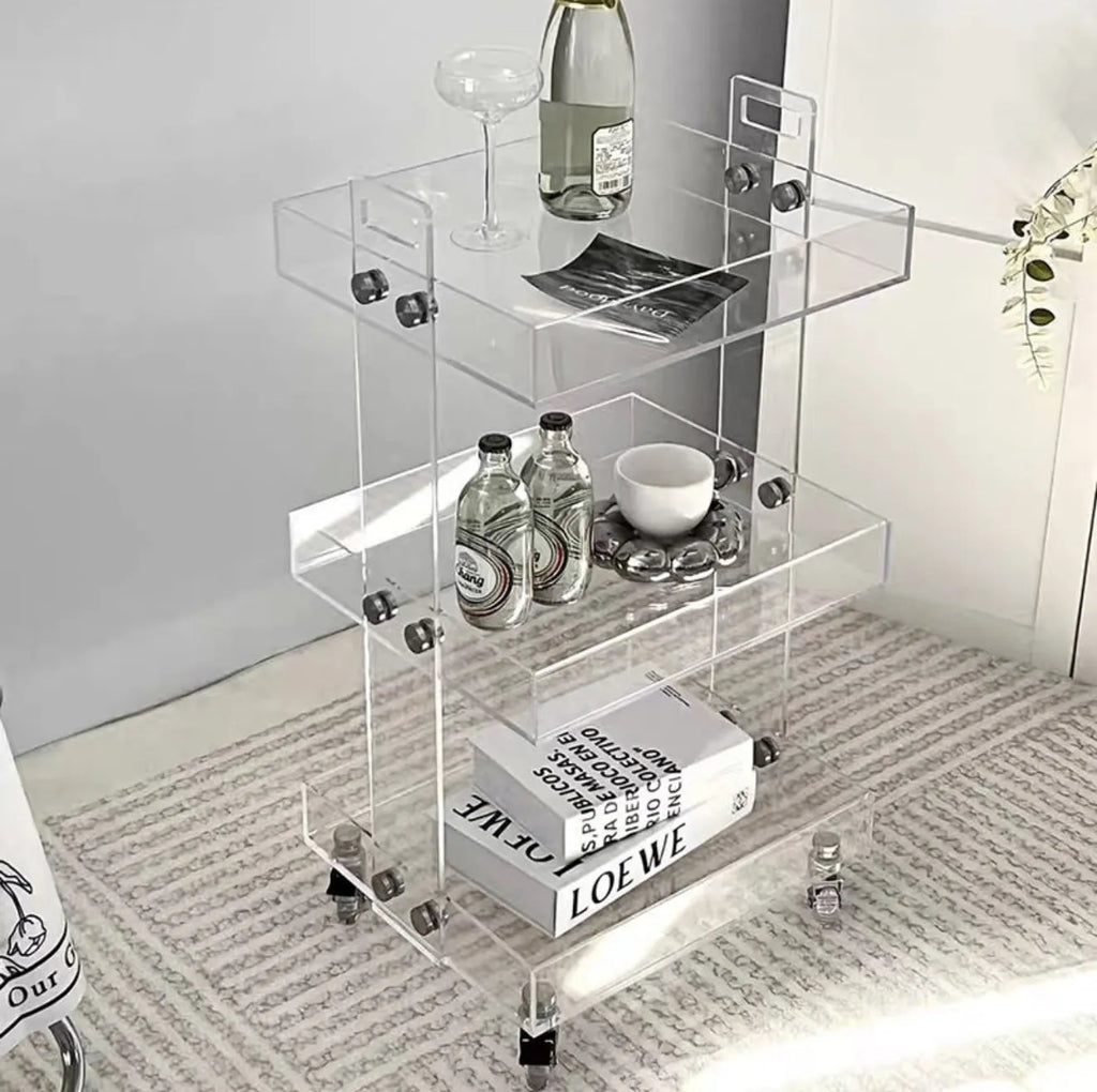 Chariot en plexiglass