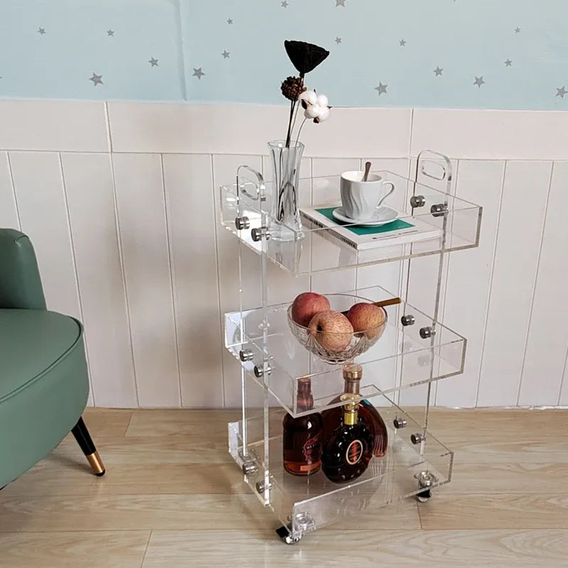 Chariot en plexiglass