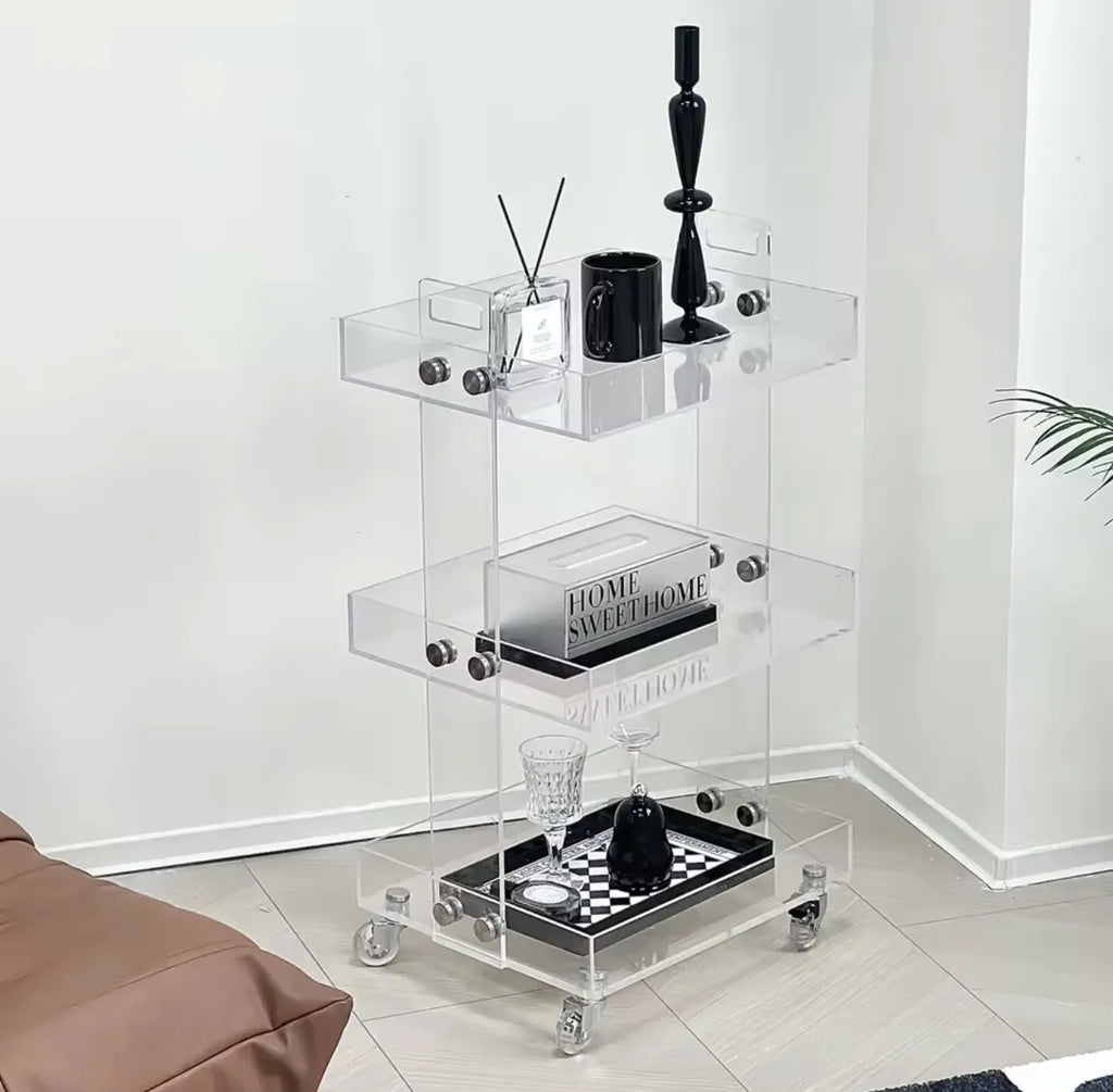 Chariot en plexiglass