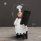 Set chef en résine tableau