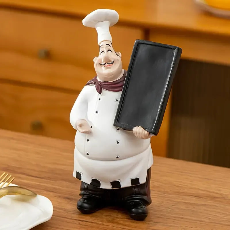 Set chef en résine tableau