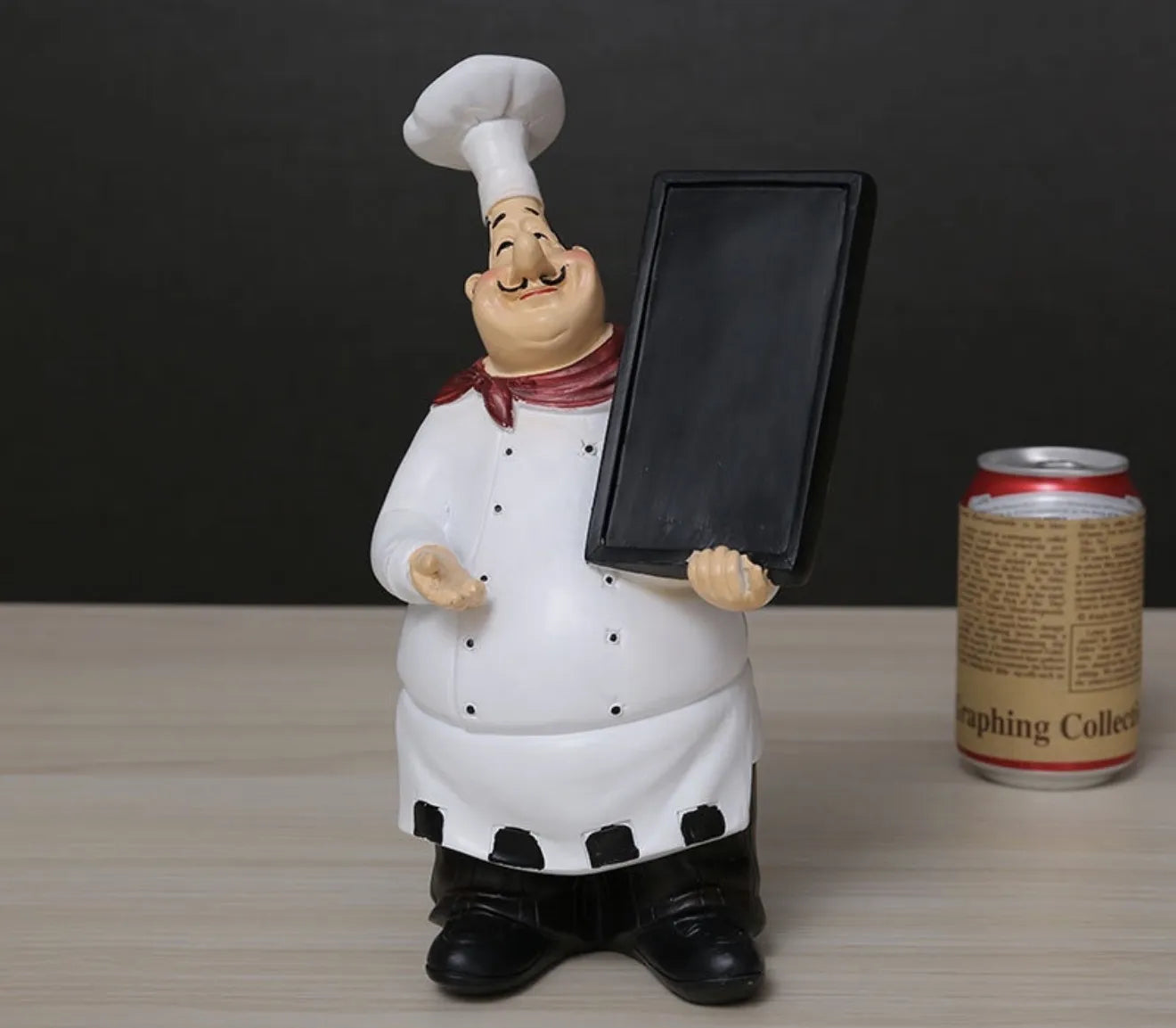 Set chef en résine tableau