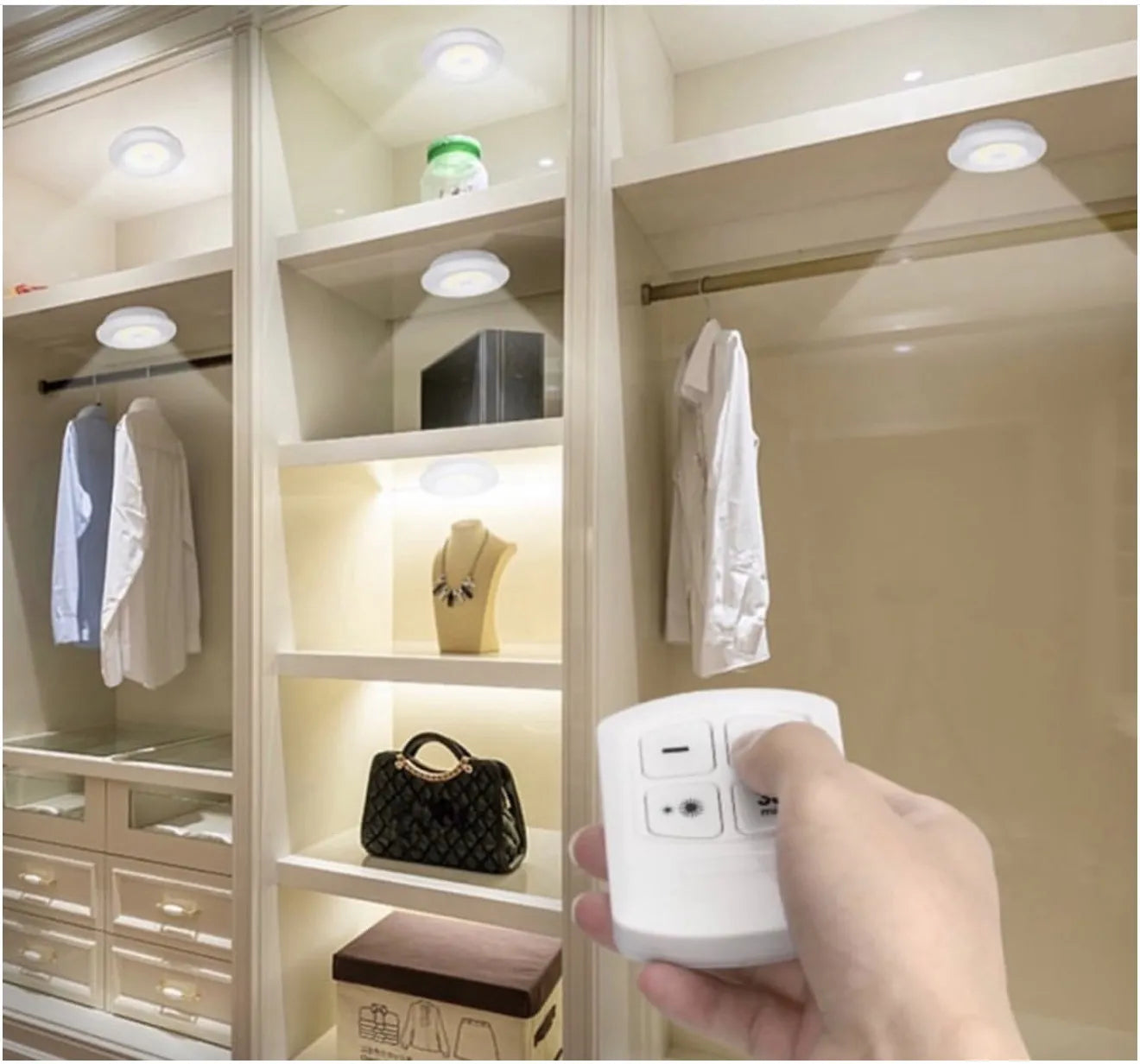 Lot de 3 lampes leds