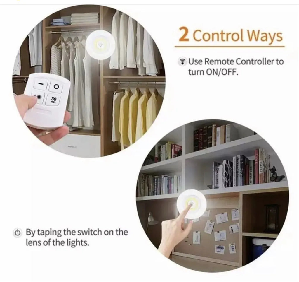 Lot de 3 lampes leds