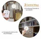 Lot de 3 lampes leds