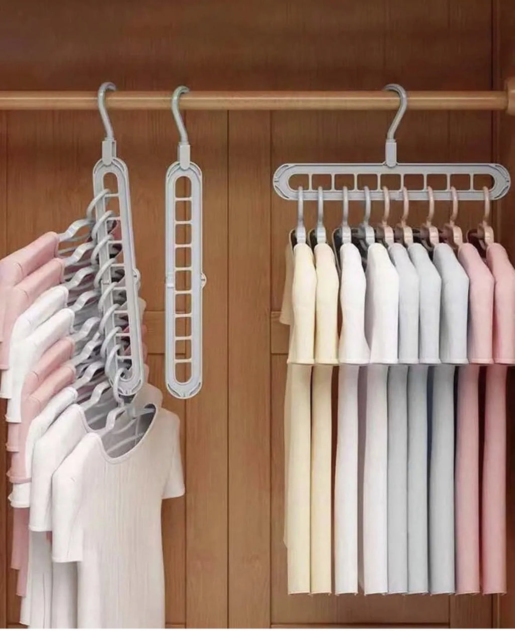 Lot de 3 cintres gains de place