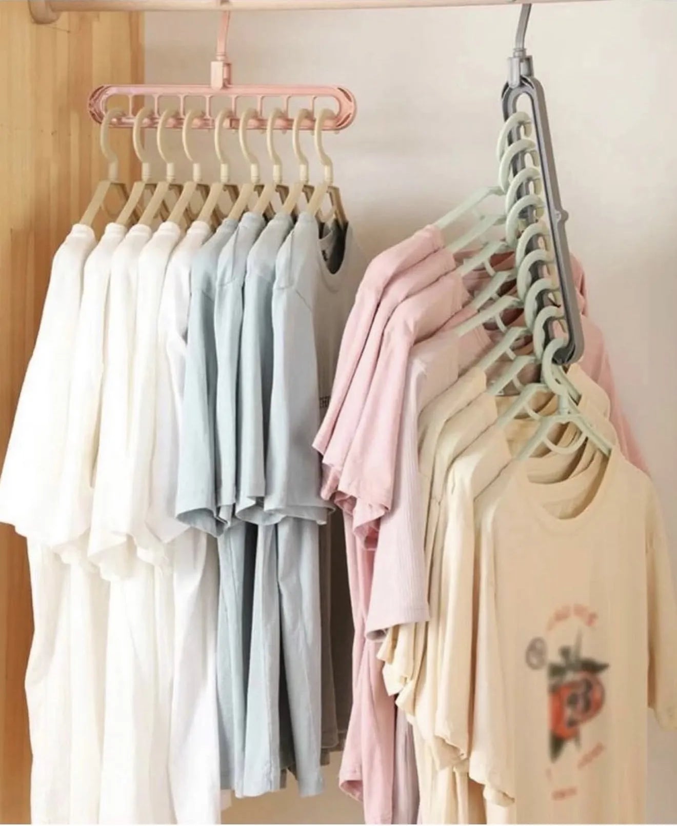 Lot de 3 cintres gains de place