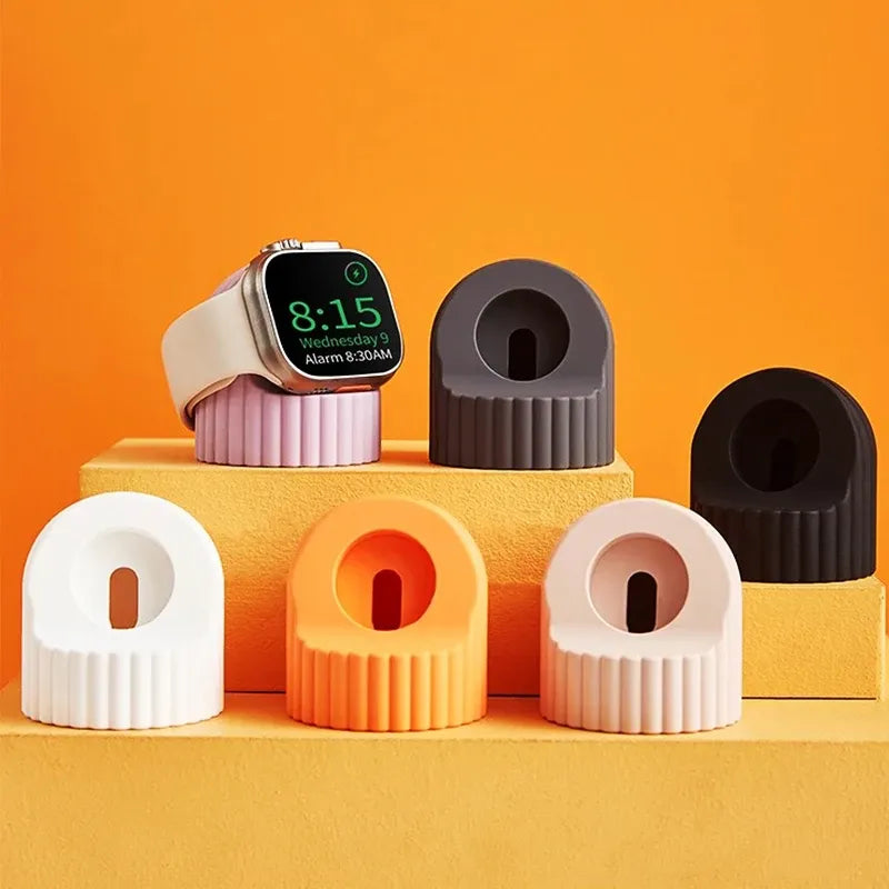 Support de chargeur apple watch en silicone