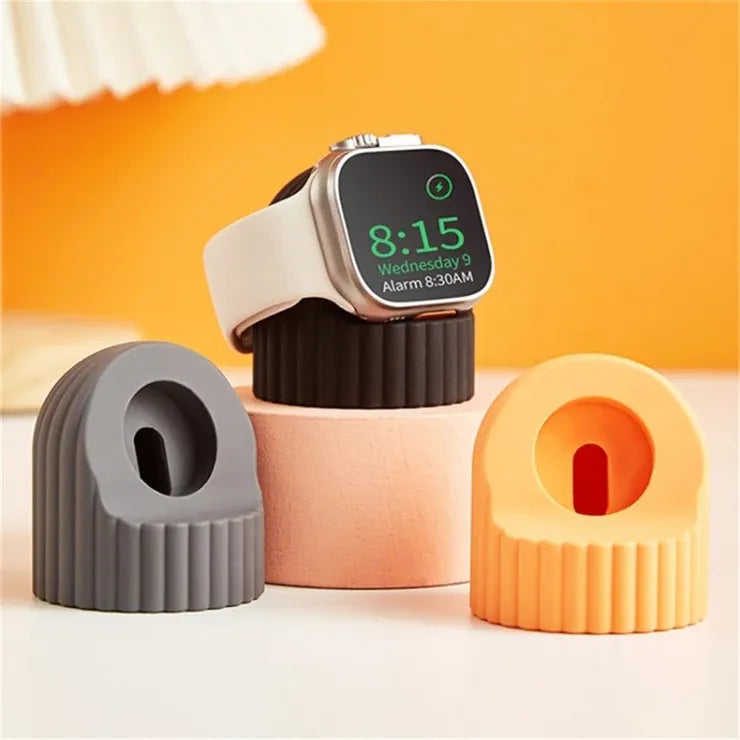 Support de chargeur apple watch en silicone