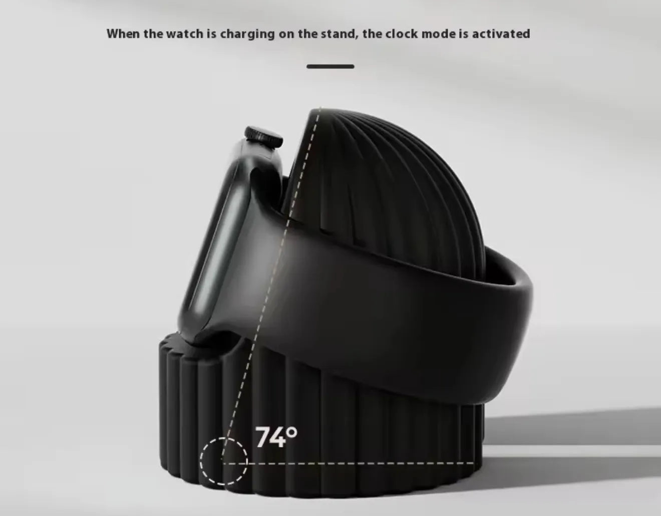Support de chargeur apple watch en silicone