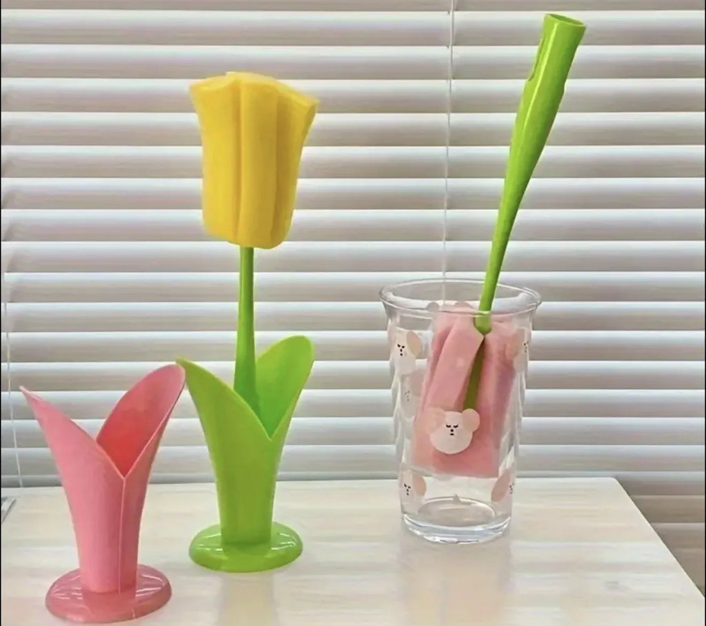 Éponge de nettoyage tulipe