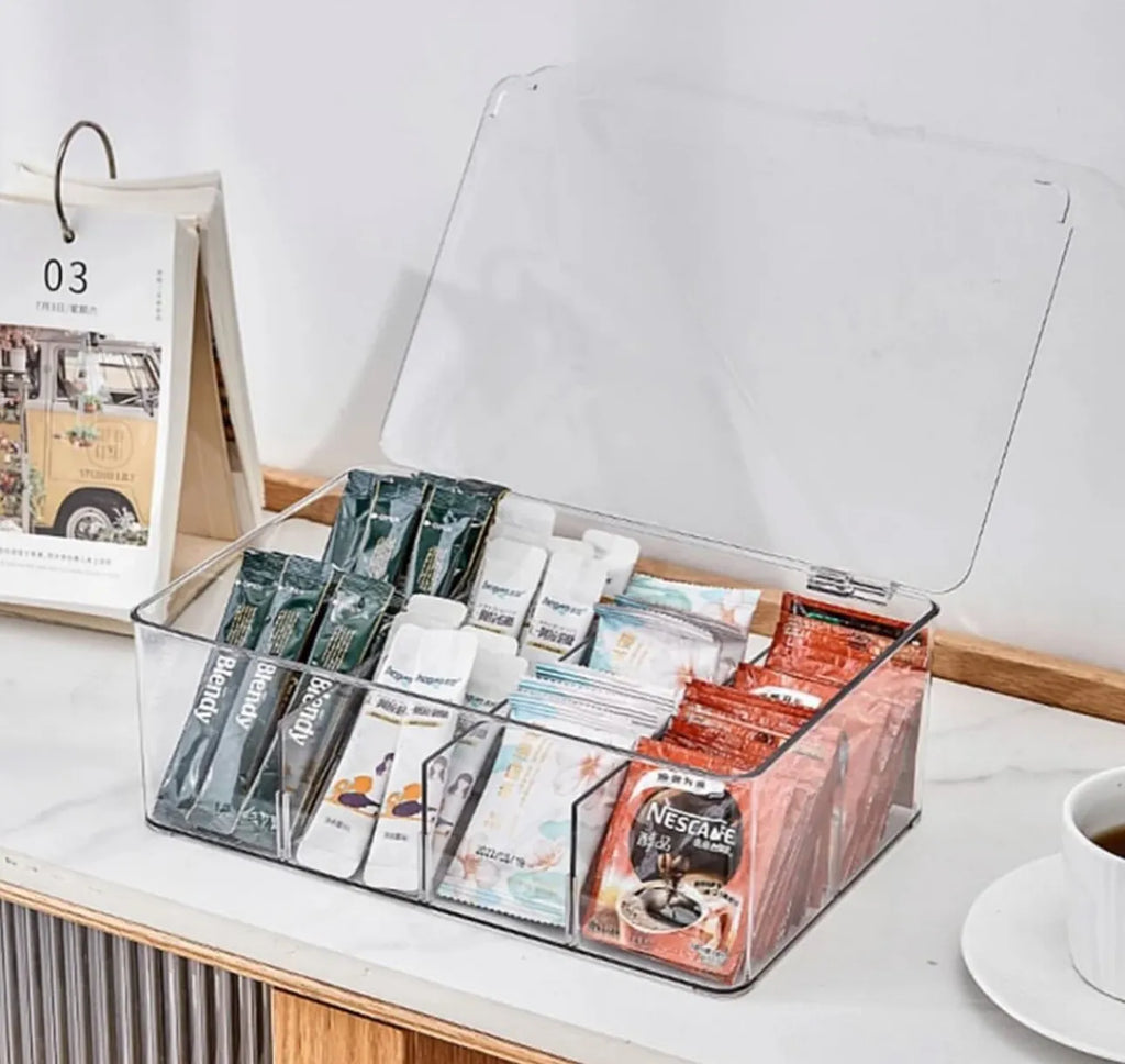 Boîte à thé en plexiglass