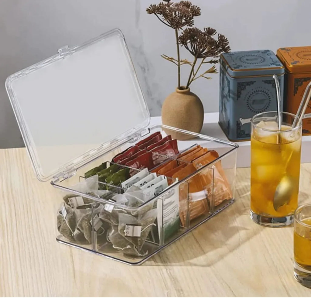 Boîte à thé en plexiglass