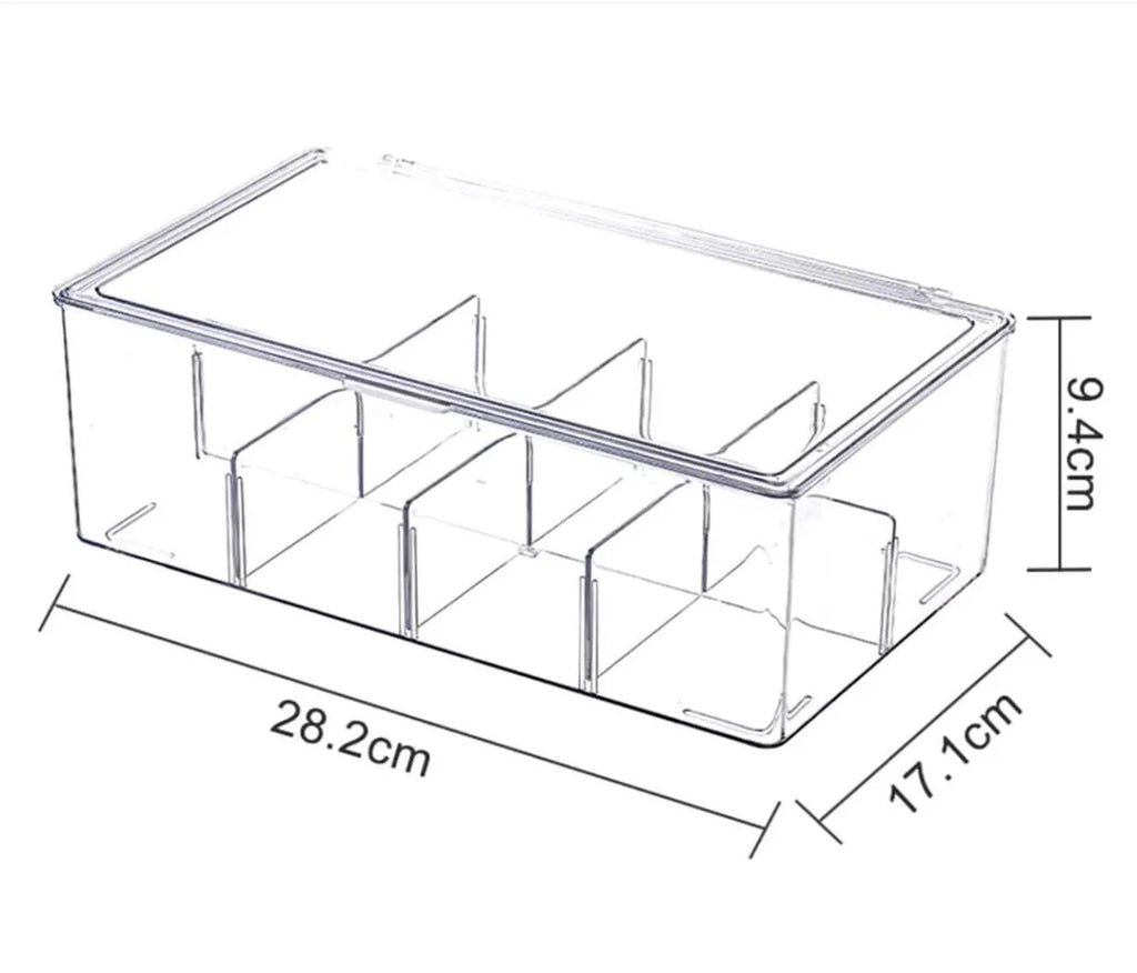 Boîte à thé en plexiglass