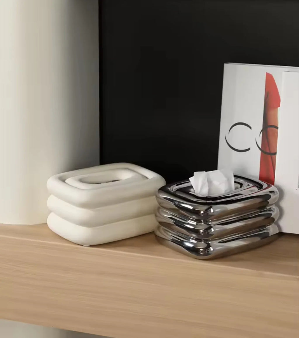 Boite à mouchoirs en céramique