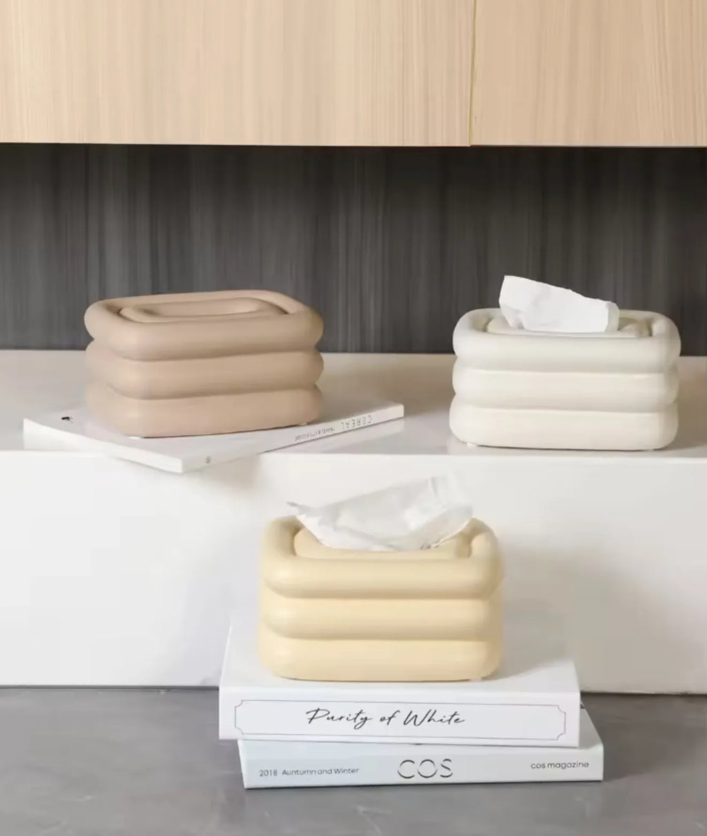 Boite à mouchoirs en céramique