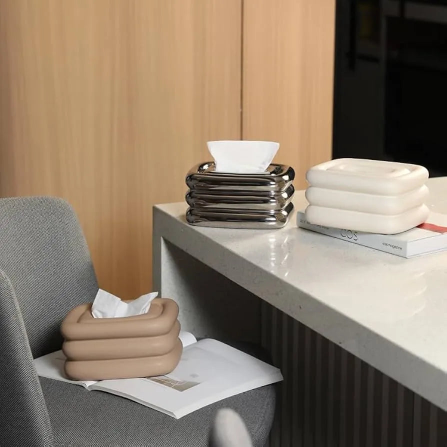 Boite à mouchoirs en céramique