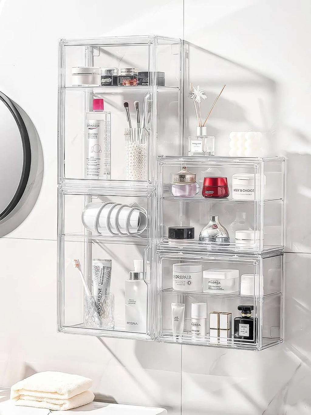 Boite de rangement en plexiglass