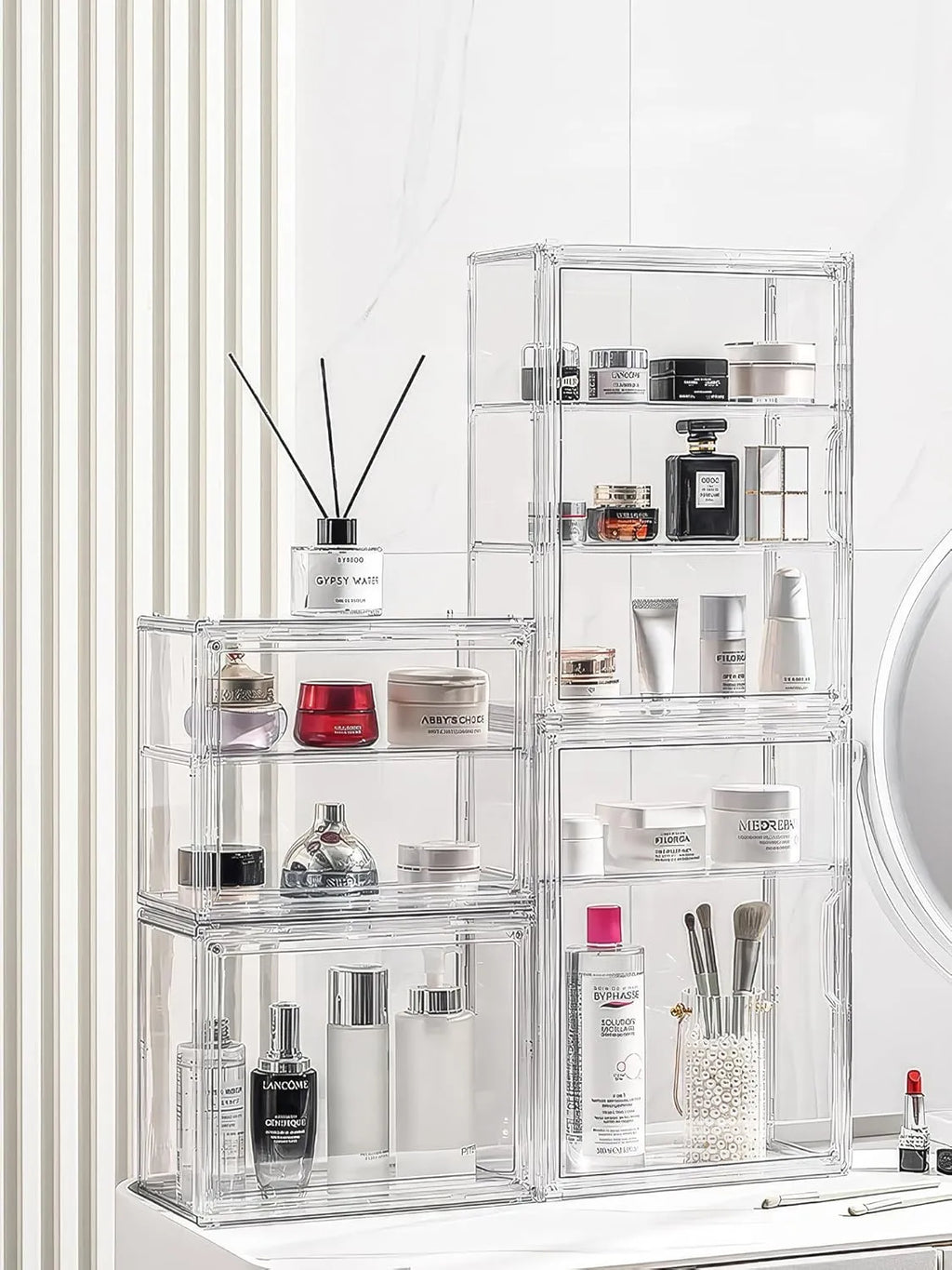 Boite de rangement en plexiglass