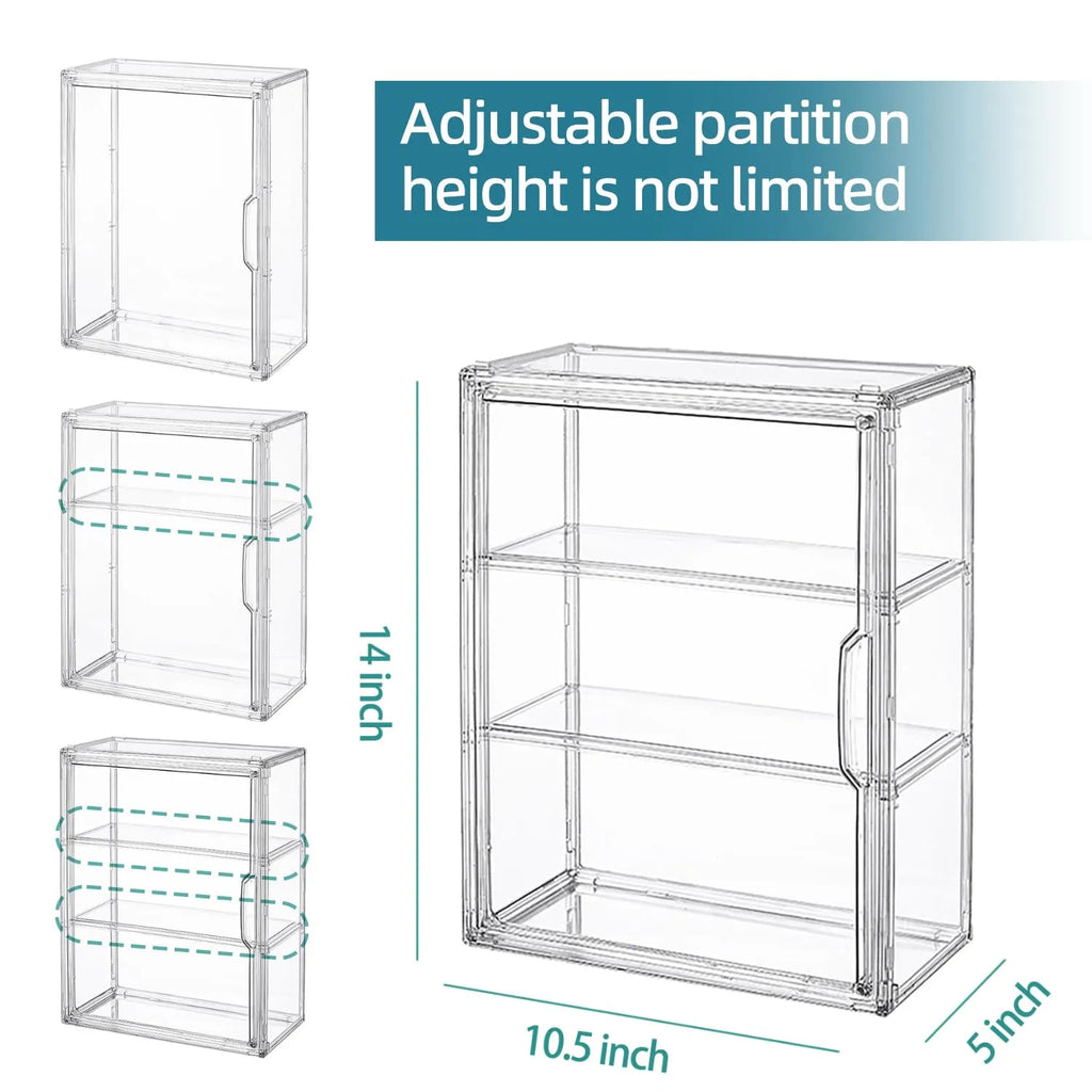 Boite de rangement en plexiglass