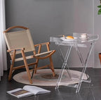 Table pliable en plexiglass