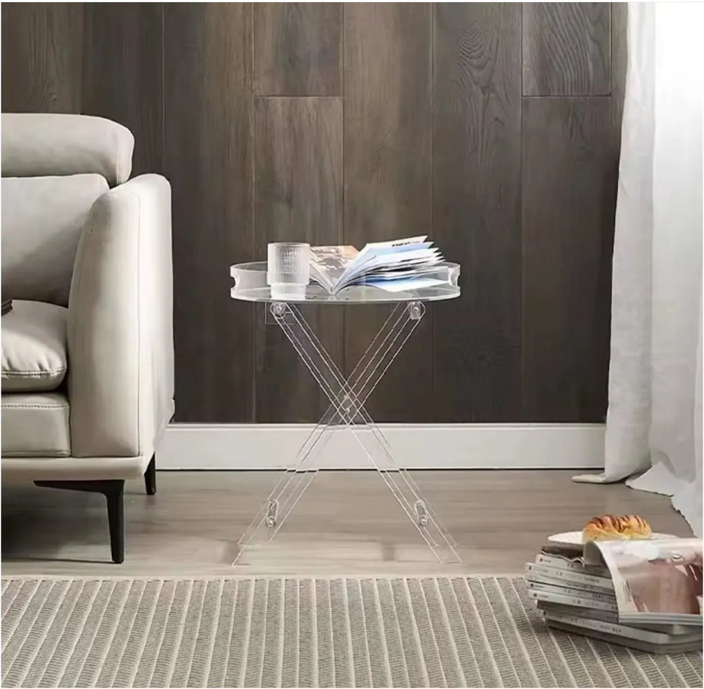 Table pliable en plexiglass