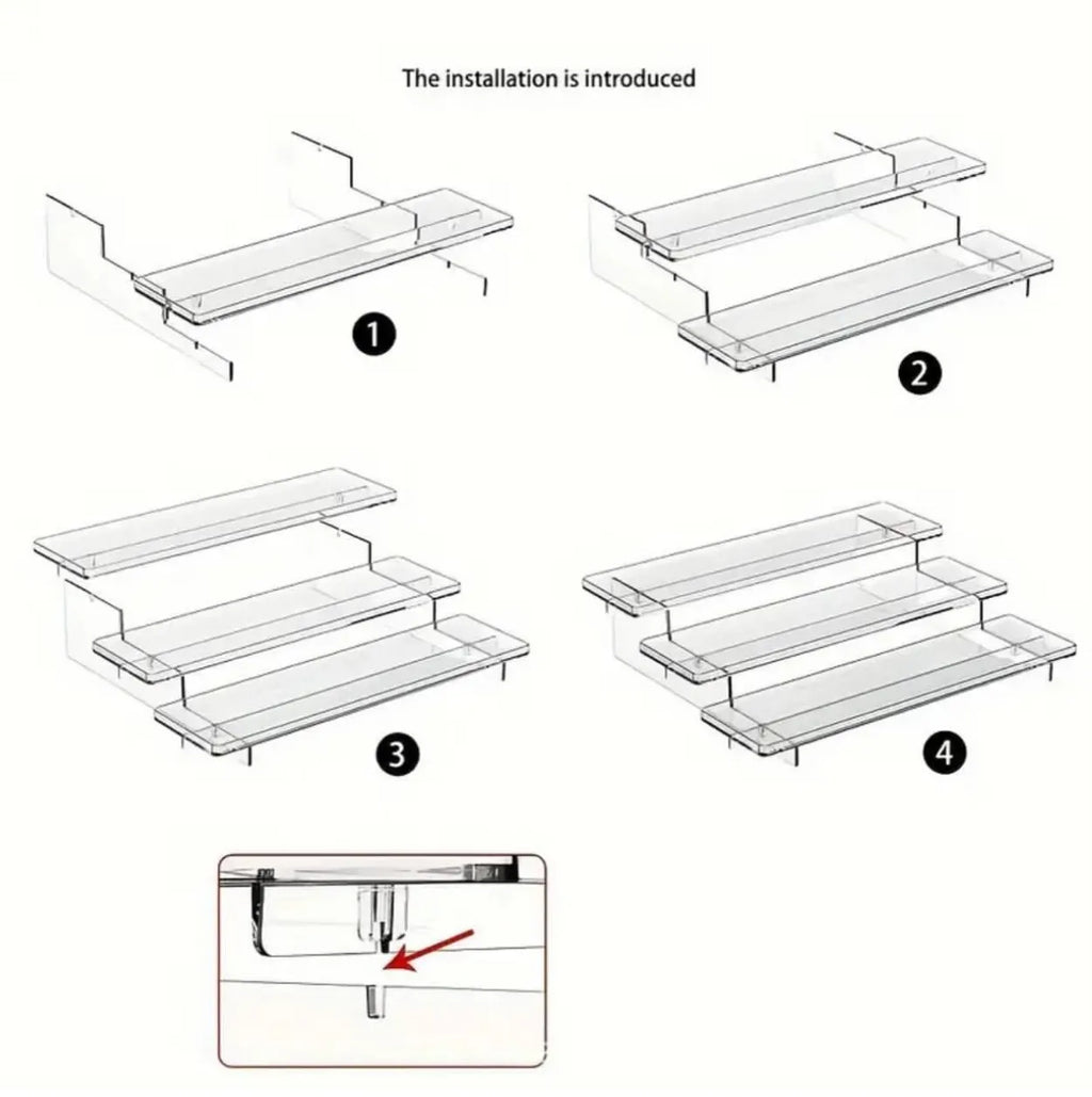 Présentoir en plexiglass
