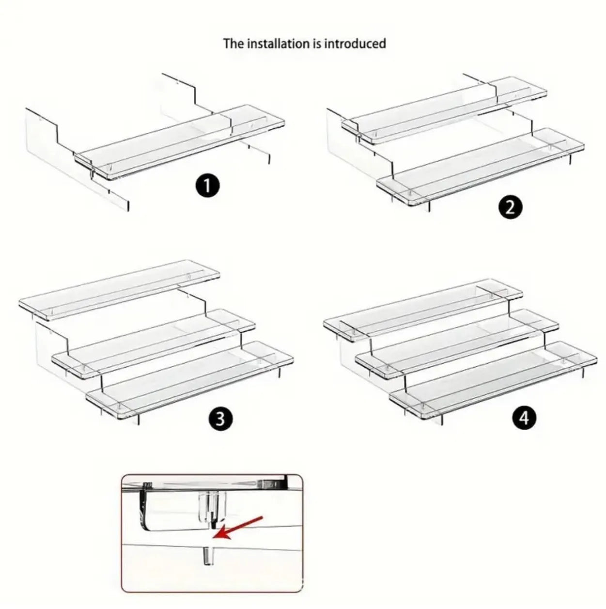 Présentoir en plexiglass